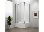 Deep Cabina Doccia Rettangolare 1000X900Mm Variante L/R, Vetro Trasparente