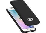 Cadorabo Custodia Protettiva Per Samsung Galaxy S6 Edge Plus Custodia In Nero Telefono Cellulare Custodia Cover Tpu Etui