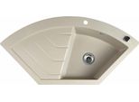 Sapho Lavelli - Lavello In Granito, 1140X575 Mm, Beige GR1932