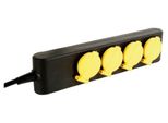 Presa 4 Vie - IP44 - Cavo 1,5 M - Schuko