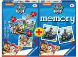 Ravensburger Paw Patrol Multipack Puzzle Per Bambini 25, 36, 49 E Memory 48 Carte