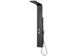 Sapho Docce - Pannello Doccia Jacob Con Miscelatore, 200X1500 Mm, Nero Opaco WN683