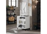 Vidaxl Credenza Bianca 57X35X70 Cm Materiale A Base Di Legno