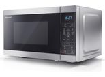 SHARP YC-MS02E-S Mikrowelle, 800W Mikrowellenleistung, 11 Leistungsstufen, silber