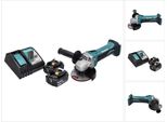 Smerigliatrice Angolare A Batteria Makita Dga 452 Rf 18 V 115 Mm + 2X Batteria Ricaricabile 3,0 Ah + Caricabatterie