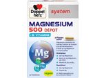Double Heart System Magnesio 500 Compresse Depot Per Muscoli E Sistema Nervoso, 30 Compresse