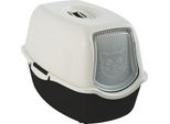 Rotho Bailey Cat Lettiera Con Cappuccio Nero, Bianco