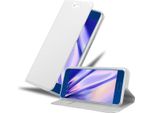 Cadorabo Custodia Per Cellulare Per Honor 9 Custodia Protettiva In Argento Cover Etui Book Case Booklet