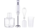 Adler | Ad 4620 | 800 W | Set Di Frullatori A Mano | Frullatore A Mano | Numero Di Velocità 2 | Tritatutto | Bianco