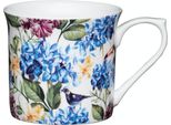 Kitchencraft Fine Country Floral &Apos;Fluted Patterned De Flower Mug, 300 Ml (Set Di 4), Bone China, Multi/Colore, 11,5 X 8,5 X 8 Cm