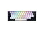 Sharkoon SGK50 S4 Tastiera Gaming Rf Wireless + Usb Qwerty Portoghese Bianco