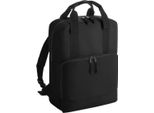 Bagbase - Zaino Unisex Uomo/Donna "Cooler"", Riciclato RW8033 (Taglia Unica) (Nero)"