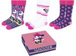 CerdÀ Akcesoria Disney Minnie - Zestaw 3 Skarpetek Premium Dla FanóW