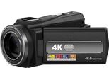 INF Camcorder 4K UHD, 48MP, 16x Zoom, Weitwinkel, 32GB Speicherkarte, Mikrofon