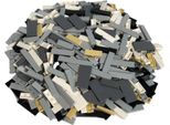 Lego® Tiles Misto Colorato Nuovo! Quantità 250X - Ogni Mix Assemblato Singolarmente