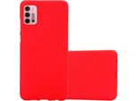 Cadorabo Custodia Protettiva Per Motorola Moto G10 / G30 Custodia In Rosso Custodia Per Cellulare Tpu Etui Cover Case