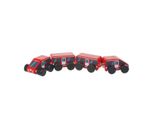Cubika Ferrovia In Legno Magnetica - Rosso
