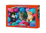 Castorland Puzzle Gattino Nel Negozio Di Filati 1000 Pezzi