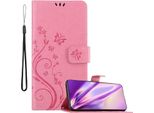 Cadorabo Cover Per Samsung Galaxy S22 Ultra Cover Protettiva In Rosa Cover Protettiva Cover Telefono Cellulare Cover Fiori Custodia Fiore
