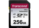 Transcend 340S - Scheda Di Memoria Flash - 256 Gb - A2 / Classe Video V30 / UHS-I U3 - Sdxc UHS-I