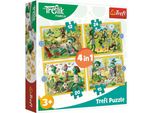 Trefl Puzzle 4In1 Divertimento Congiunto Trefl 12/15/20/24 34358