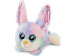 Nici Glubschis Peluche Coniglietto Arcobaleno Caramelle Sdraiato, 15 Cm