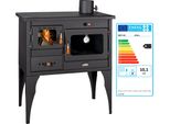 Stufa A Legna Con Forno, Camino A Combustibile Solido, 10,1 Kw
