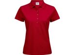 Tee Jays Damen Polo Stretch Kurzarm BC3307 (M) (Rot)