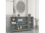 Credenza Grigia Sonoma 120X30X75 Cm Materiale A Base Di Legno
