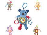 Lorelli Baby Peluche Giocattolo Attivo, Peluche Da Afferrare, Anello C Dalla Nascita Blu