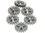 6X Lego Technic Ruota Dentata Z16 Nuovo Grigio Chiaro Ruote Dentate 16 Denti Ruota 4019
