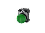 Spia Siemens Verde Piatta 24 V/Ac, 24 V/Dc Sirius Act 3SU1102-6AA40-1AA0 1 Pz