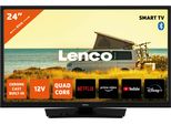 Lenco LED-2463BK (V2), 61 Cm (24"), 1366 X 768 Pixel, Led, Smart Tv, Wlan, Nero"
