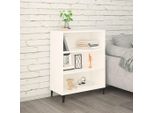 Credenza Bianca 69,5X32,5X90 Cm Materiale A Base Di Legno