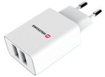 Svizzera Adattatore Di Rete Smart Ic 2X Usb 2.1A Alimentazione + Cavo Dati Usb / Micro Usb 1.2 M....