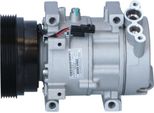 Compressore Aria Condizionata Con Puleggia Cinghia A V 125 Mm Nrf Per Nissan Qashqai