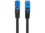 Lanberg PCF6A-10CC-0150-BK Lanberg Patchcord CAT.6A S/Ftp Lszh Cca 1.5M Schwarz Fluke Z