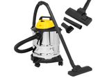 Clatronic® Aspirapolvere A Umido E A Secco | Funzione Soffiante | 1200W | Cavo Da 5M | Serbatoio Da 20L | Aspirazione A Umido E A Secco | 3 Tubi | Aspirapolvere A Umido | Bs 1313