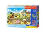 Castorland Puzzle Animali Della Fattoria Maxi 20 Pezzi