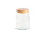 Vaso Ermetico In Vetro Con Coperchio In Bambù, 1300 Ml