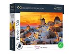 Puzzle Trefl Uft Tramonto Romantico: Oia, Santorini 1500 Pezzi