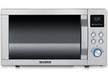SEVERIN Mikrowelle mit Grill- und Heißluftfunktion 3-in-1 MW 7774 aus Edelstahl, gebürstetsilber Mikrowelle Mit Grill Und Heißluftfunktion 3-in1 Mikrowelle Mikrowelle Minibackofen Mikrowellengerät Mikrowelle Mit Backofenfunktion Mikrowelle Mit Doppelgrill