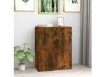 Vidaxl Credenza In Rovere Fumé 60X30X75 Cm Materiale A Base Di Legno