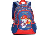Zaino Per Bambini Paw Patrol Marshall, Zaino Per Asilo Nido, Blu/Rosso