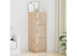 Vidaxl Credenza 34X40X108,5 Cm In Legno Di Pino Massiccio