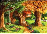 Enjoy Puzzle Casa Sull'albero 1000 Pezzi