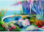 Enjoy Puzzle Del Balcone Fiorito 1000 Pezzi