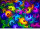 Enjoy Puzzle Astratto Piume Neon 1000 Pezzi