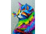 Enjoy Puzzle Bellissimo Gatto E Farfalla 1000 Pezzi