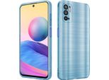 Cadorabo Cover Per Xiaomi Redmi Note 10 5G / Poco M3 Pro 5G Cover Protettiva In Turchese Custodia Del Telefono Cellulare Custodia In Silicone Tpu